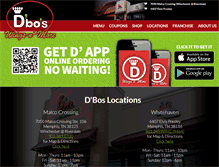 Tablet Screenshot of dboswings.com